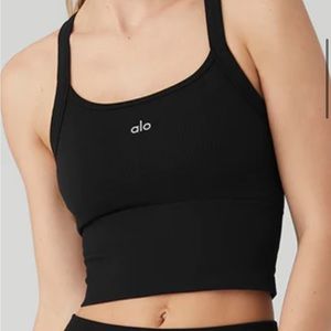 alo ribbed favorite bra seamless tank